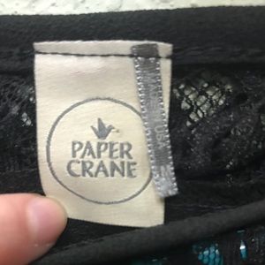 Size Medium. Black with lace on sleeves